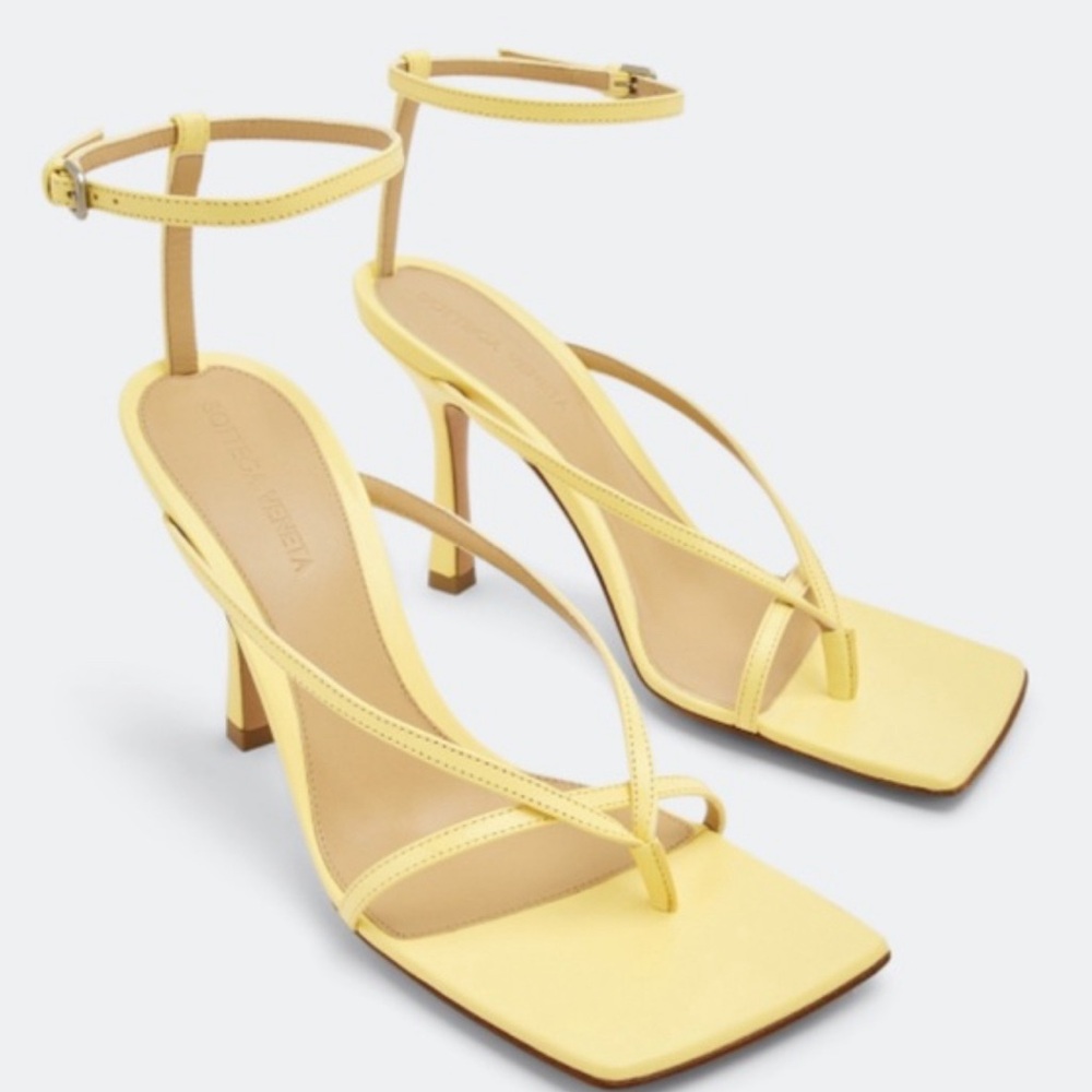 Bottega Veneta Lemon Strappy Heels